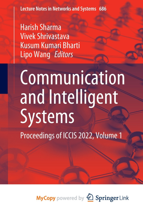 Kniha Communication and Intelligent Systems Harish Sharma