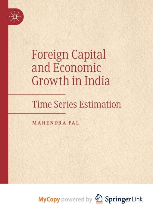 Kniha Foreign Capital and Economic Growth in India Mahendra Pal