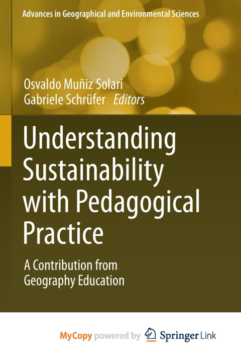 Kniha Understanding Sustainability with Pedagogical Practice Osvaldo Muñiz Solari
