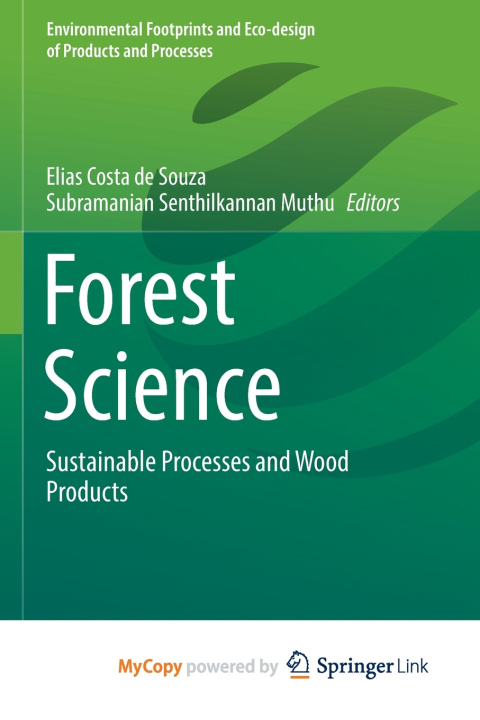Kniha Forest Science Elias Costa de Souza
