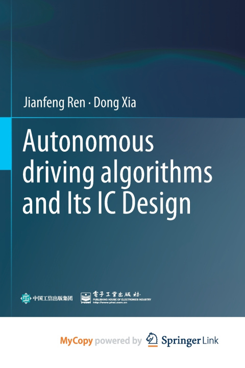 Kniha Autonomous driving algorithms and Its IC Design Jianfeng Ren