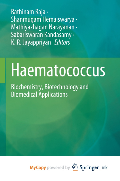 Kniha Haematococcus Rathinam Raja