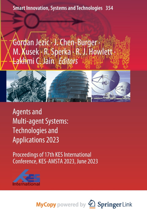 Kniha Agents and Multi-agent Systems Gordan Jezic