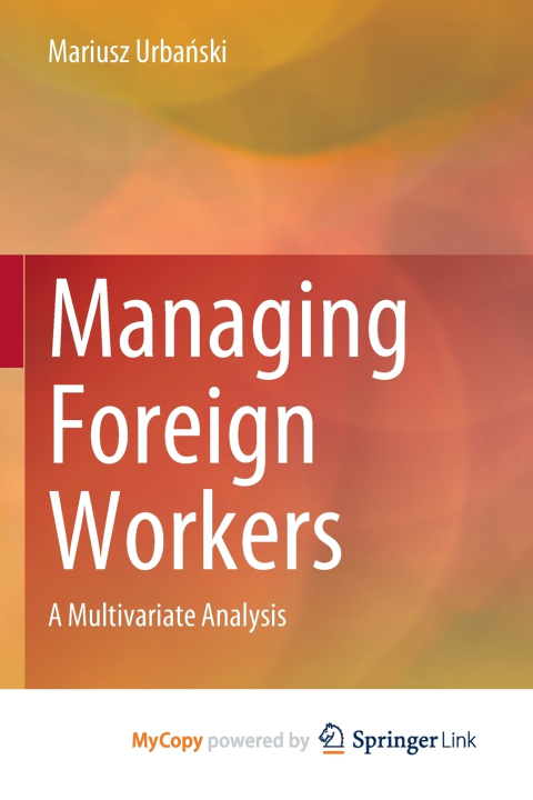 Kniha Managing Foreign Workers Mariusz Urbański