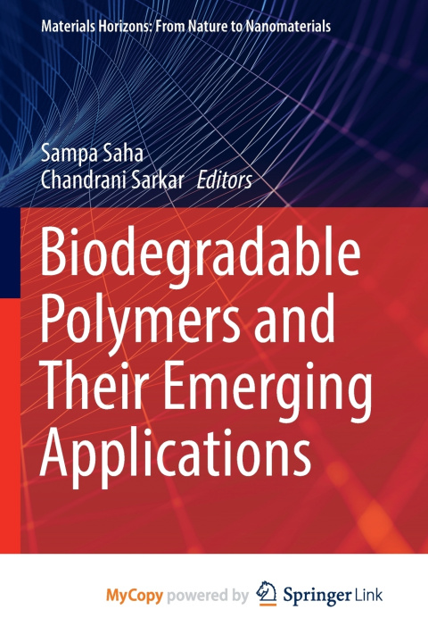 Kniha Biodegradable Polymers and Their Emerging Applications Sampa Saha