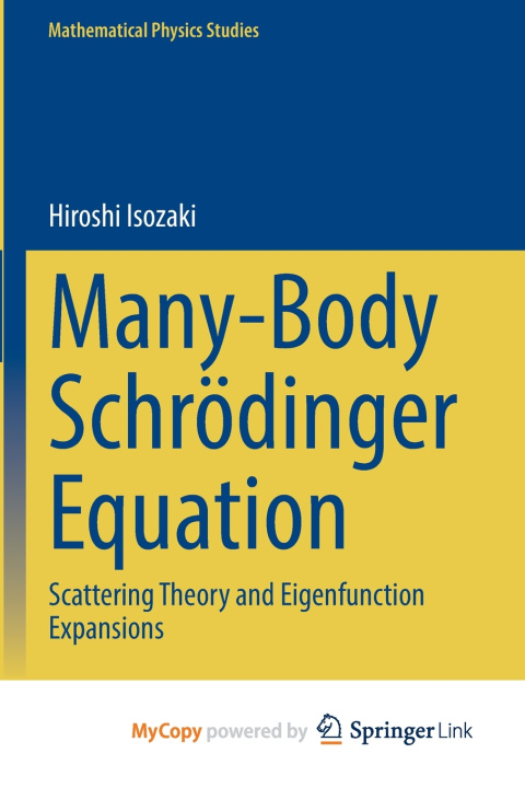 Kniha Many-Body Schrödinger Equation Hiroshi Isozaki