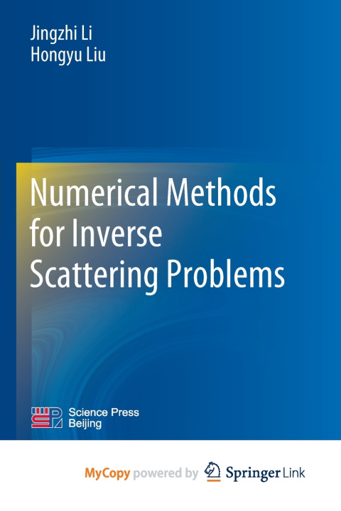 Kniha Numerical Methods for Inverse Scattering Problems Jingzhi Li