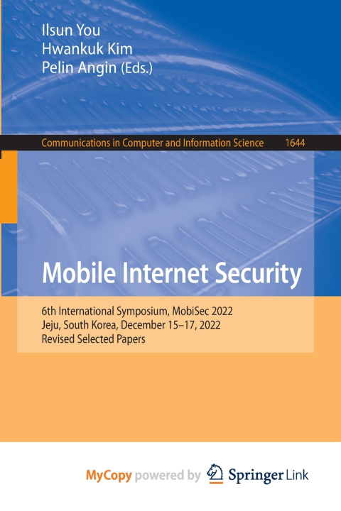 Kniha Mobile Internet Security Ilsun You