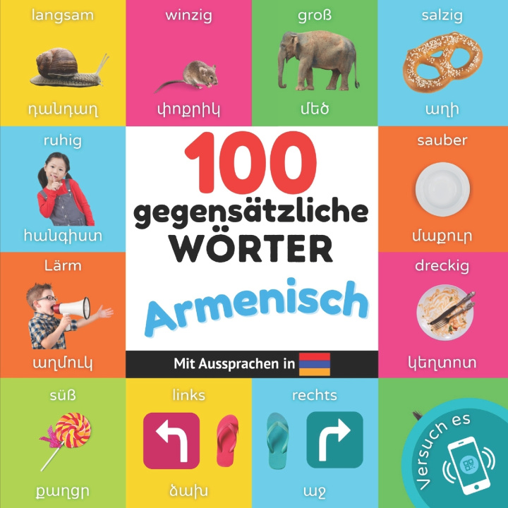 Knjiga 100 Gegensätze auf Armenisch YukiSmart