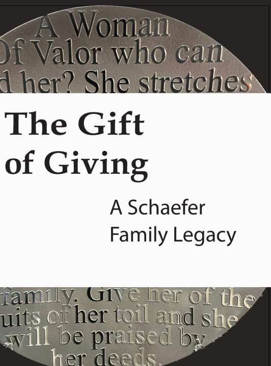 Kniha The Gift of Giving Marla Schaefer