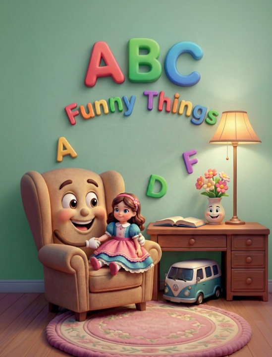 Kniha ABC Funny Things Alisa Konn