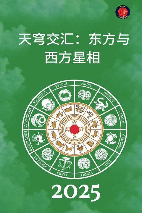 Kniha 天穹交汇：东方与西方星相 2025 Alina Rubi