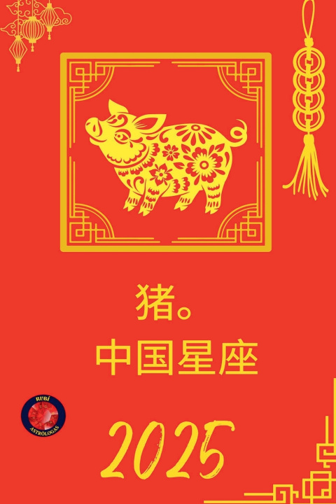 Kniha 猪。 中国星座 2025 Alina Rubi