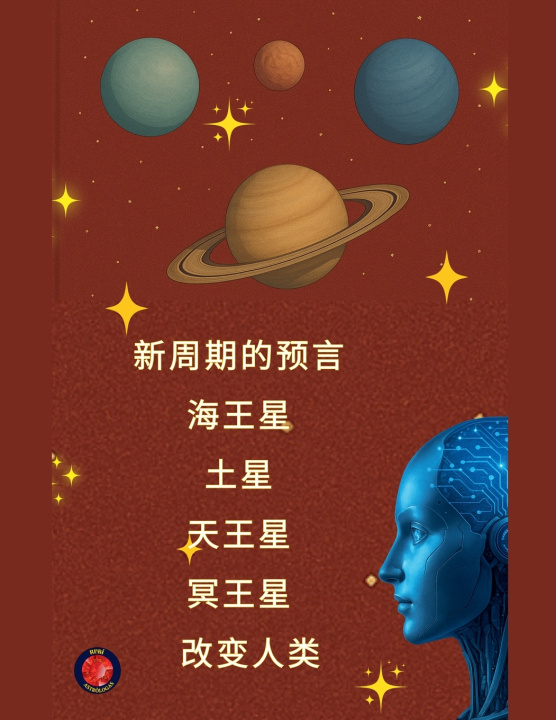Kniha 新周期的预言 海王星 土星 天王星 冥王星 改变人类 Alina Rubi