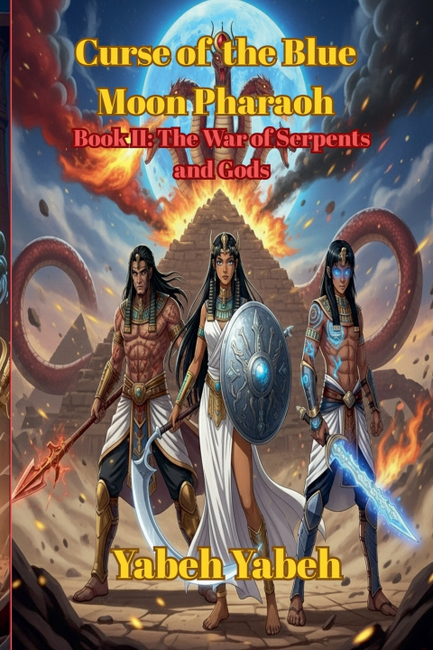 Kniha Curse of the Blue Moon Pharaoh Book II yabeh yabeh