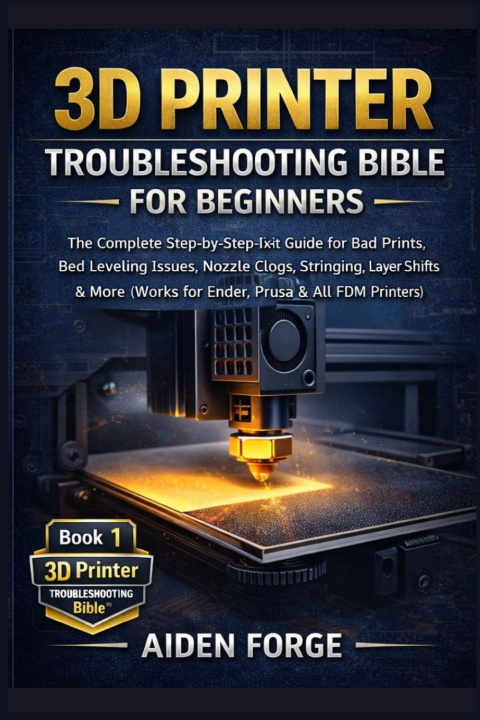 Kniha 3D Printer Troubleshooting Bible for Beginners Aiden Forge