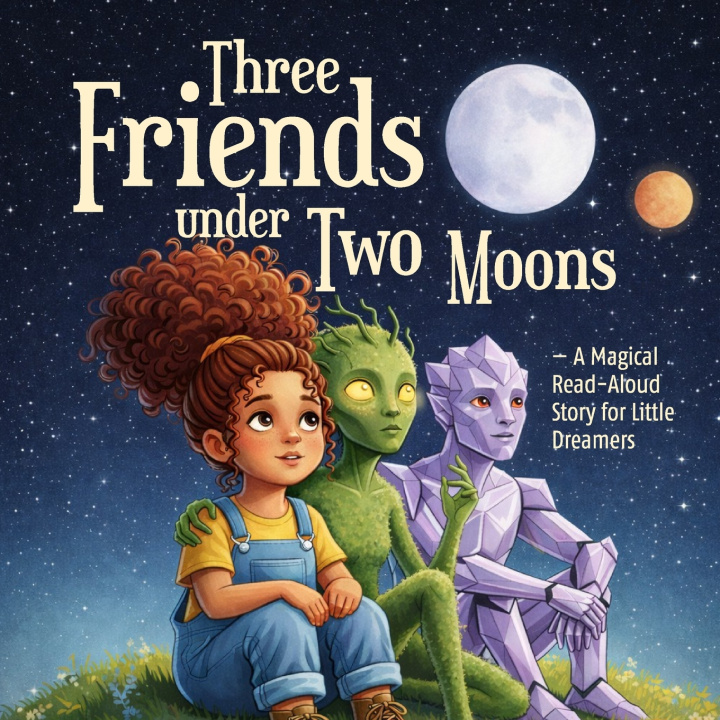 Kniha Three Friends Under Two Moons Kavz Publication