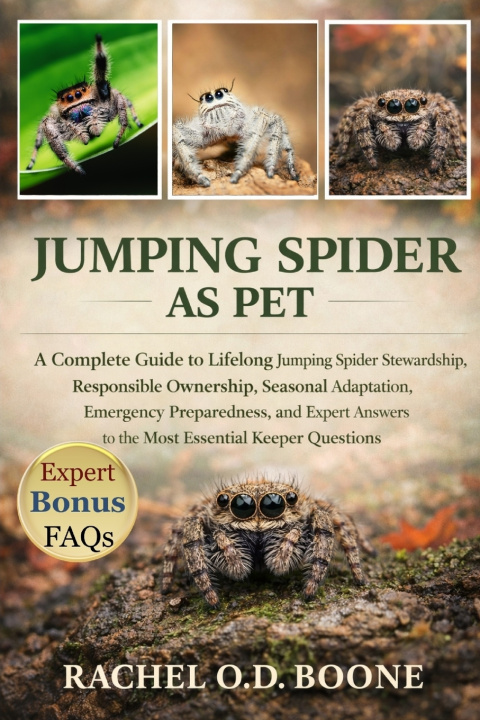 Kniha JUMPING SPIDER AS PET RACHEL O.D BOONE
