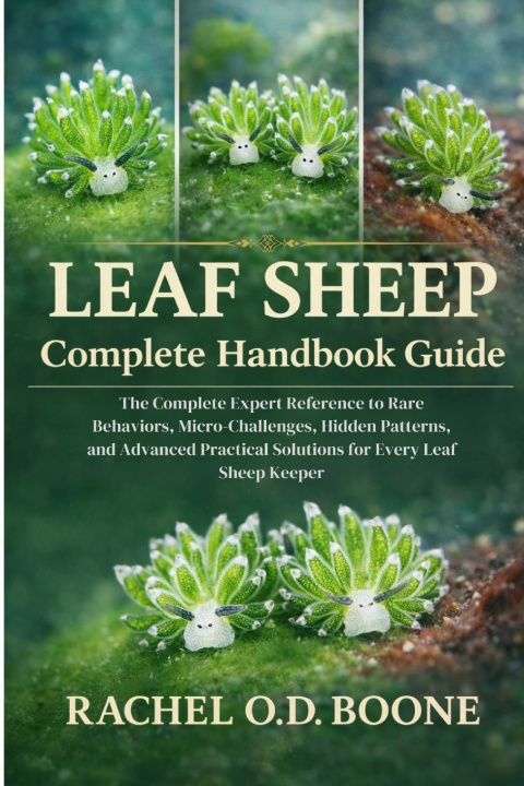 Book LEAF SHEEP COMPLETE HANDBOOK GUIDE RACHEL O.D BOONE