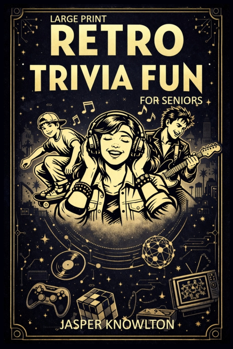 Knjiga Large Print Retro Trivia Fun for Seniors Jasper Knowlton