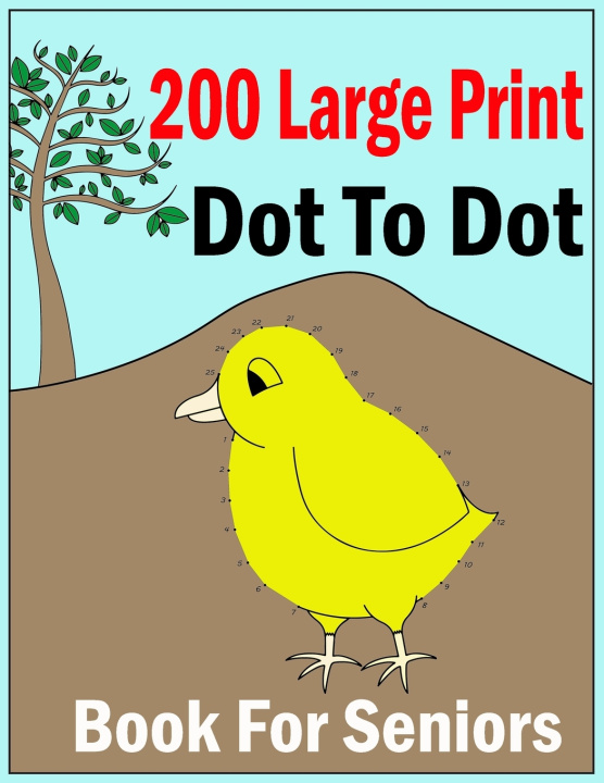 Knjiga 200 large print dot to dot book for seniors P. G. K. Paul Garza