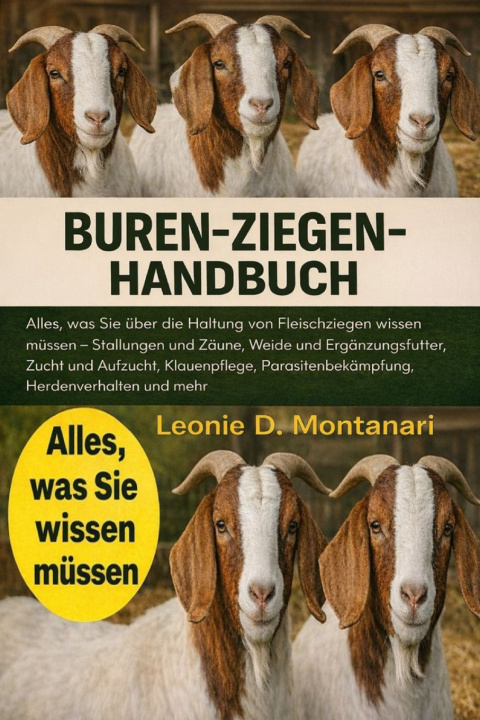 Kniha BUREN-ZIEGEN-HANDBUCH Leonie D. Montanari