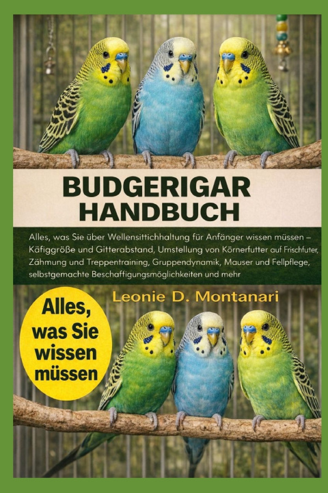Kniha BUDGERIGAR HANDBUCH Leonie D. Montanari