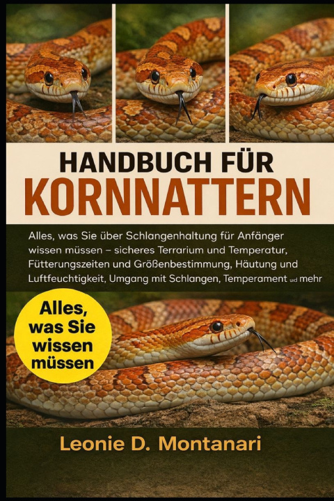 Knjiga HANDBUCH FÜR KORNNATTERN Leonie D. Montanari