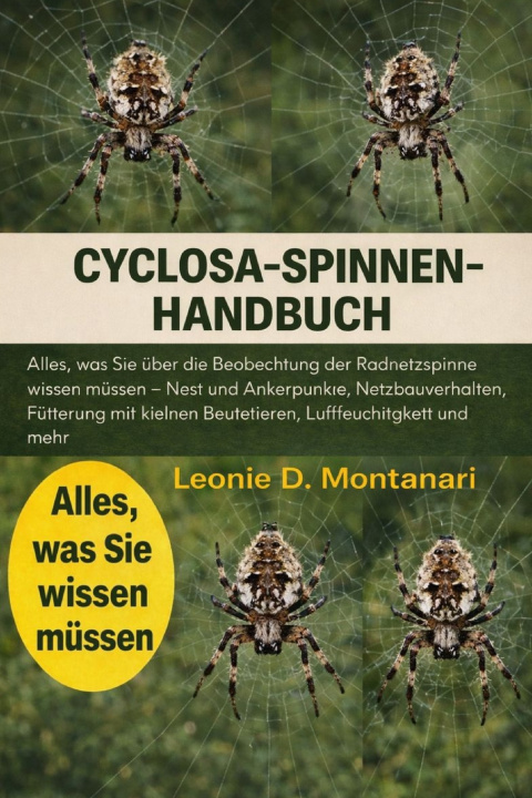Book CYCLOSA-SPINNENHANDBUCH Leonie D. Montanari