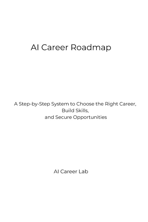 Kniha AI Career Roadmap AI Career Lab