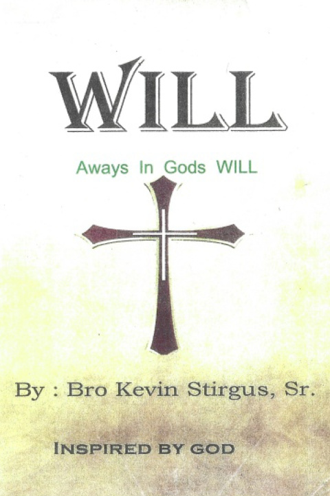Kniha WILL Kevin Stirgus Sr.