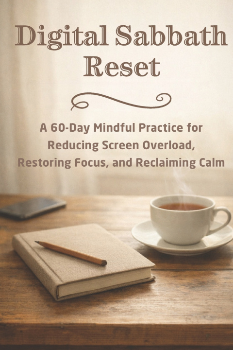 Knjiga Digital Sabbath Reset CandleBlossom Press