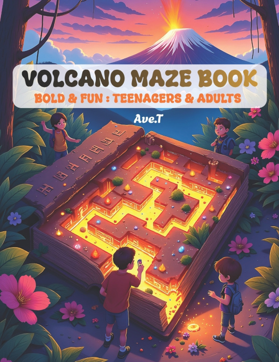 Kniha Volcano Maze Book Ave. T