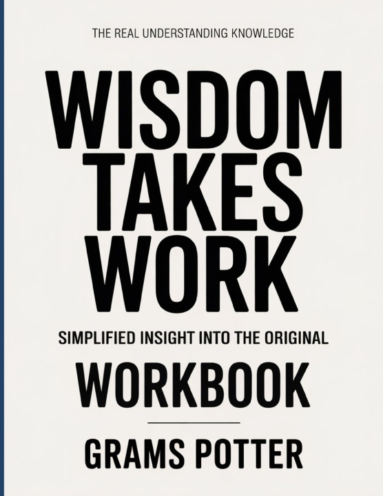Kniha The Real Understanding Knowledge Wisdom Takes Work Grams Potter