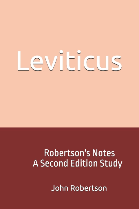 Kniha Leviticus John Robertson