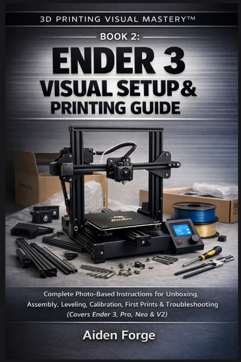 Kniha Ender 3 Visual Setup & Printing Guide Aiden Forge