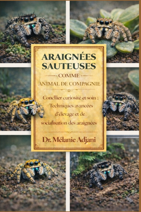 Libro ARAIGNÉES SAUTEUSES COMME ANIMAL DE COMPAGNIE Dr. Mélanie Adjani