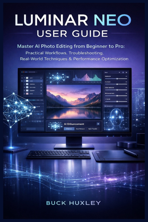 Książka Luminar Neo User Guide 2026 Buck Huxley