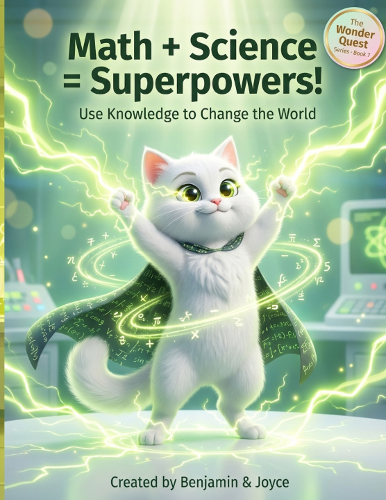 Kniha Math + Science = Superpowers! BENJAMIN WOODS
