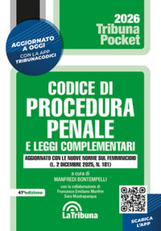 Kniha Codice di procedura penale e leggi complementari 