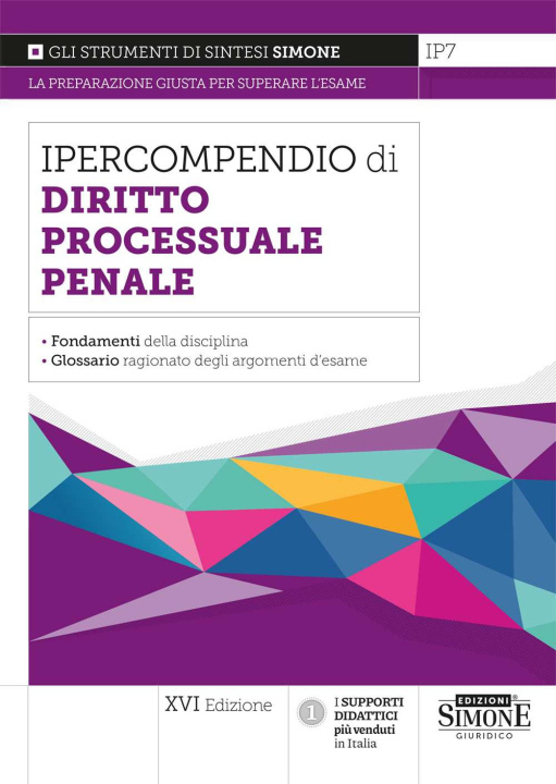 Kniha Ipercompendio di diritto processuale penale. I fondamenti della disciplina. Glossario dei principali argomenti d'esame 