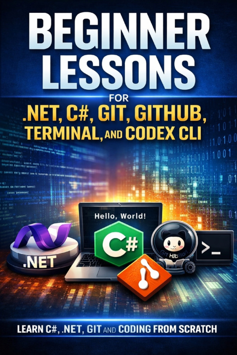 Kniha Beginner Lessons in .NET, GitHub and Codex CLI Nick Beaugeard