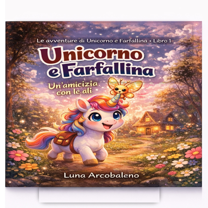 Knjiga Unicorno e Farfallina LUNA ARCOBALENO