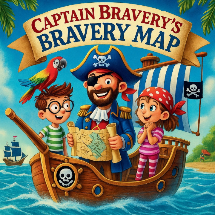 Kniha Captain Bravery's Bravery Map Advo Cat