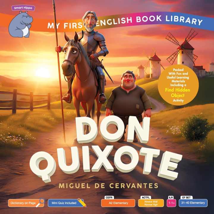 Kniha Don Quixote (Smart Hippo My First English Book Library) Smart Hippo