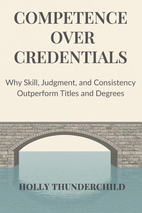 Kniha Competence Over Credentials Holly Thunderchild