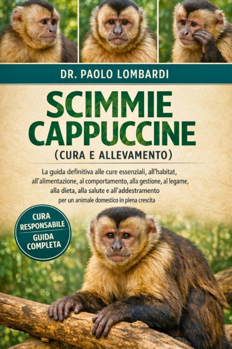 Libro Scimmie Cappuccine (Cura e Allevamento) Dr. Paolo Lombardi