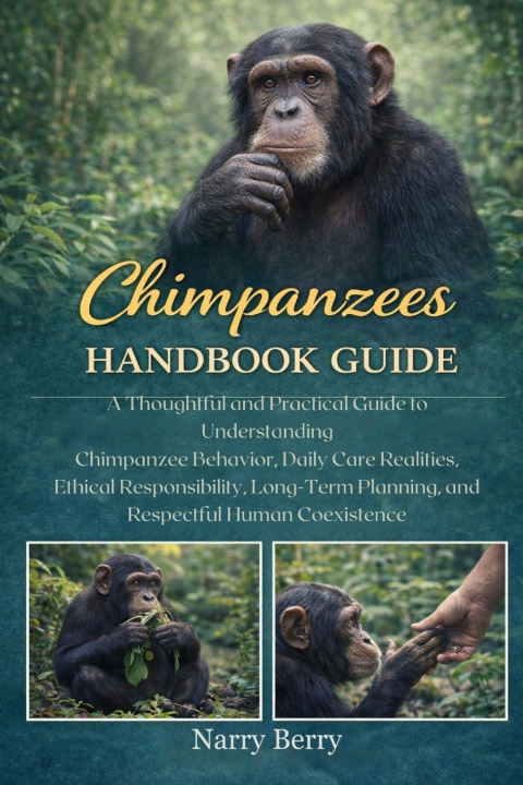 Kniha CHIMPANZEES HANDBOOK GUIDE Narry Berry