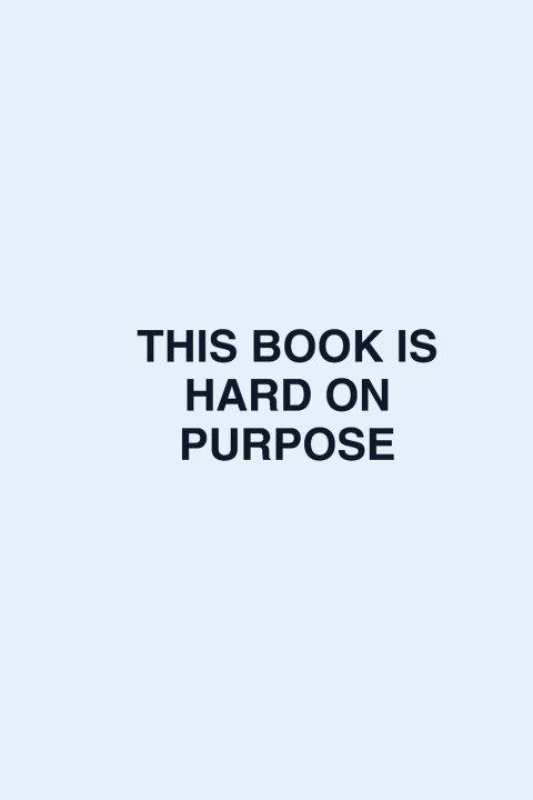 Kniha This Book Is Hard On Purpose RLG Press