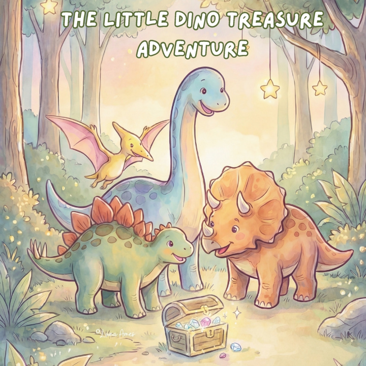 Knjiga The Little Dino Treasure Adventure Ames